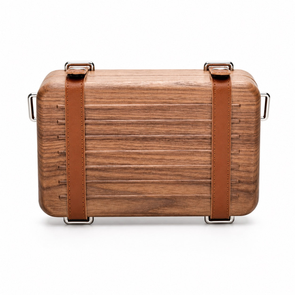 Wooden Artisan Crossbody Bag
