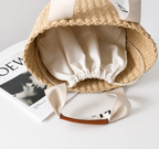 Chic Woven Bucket Tote Bag