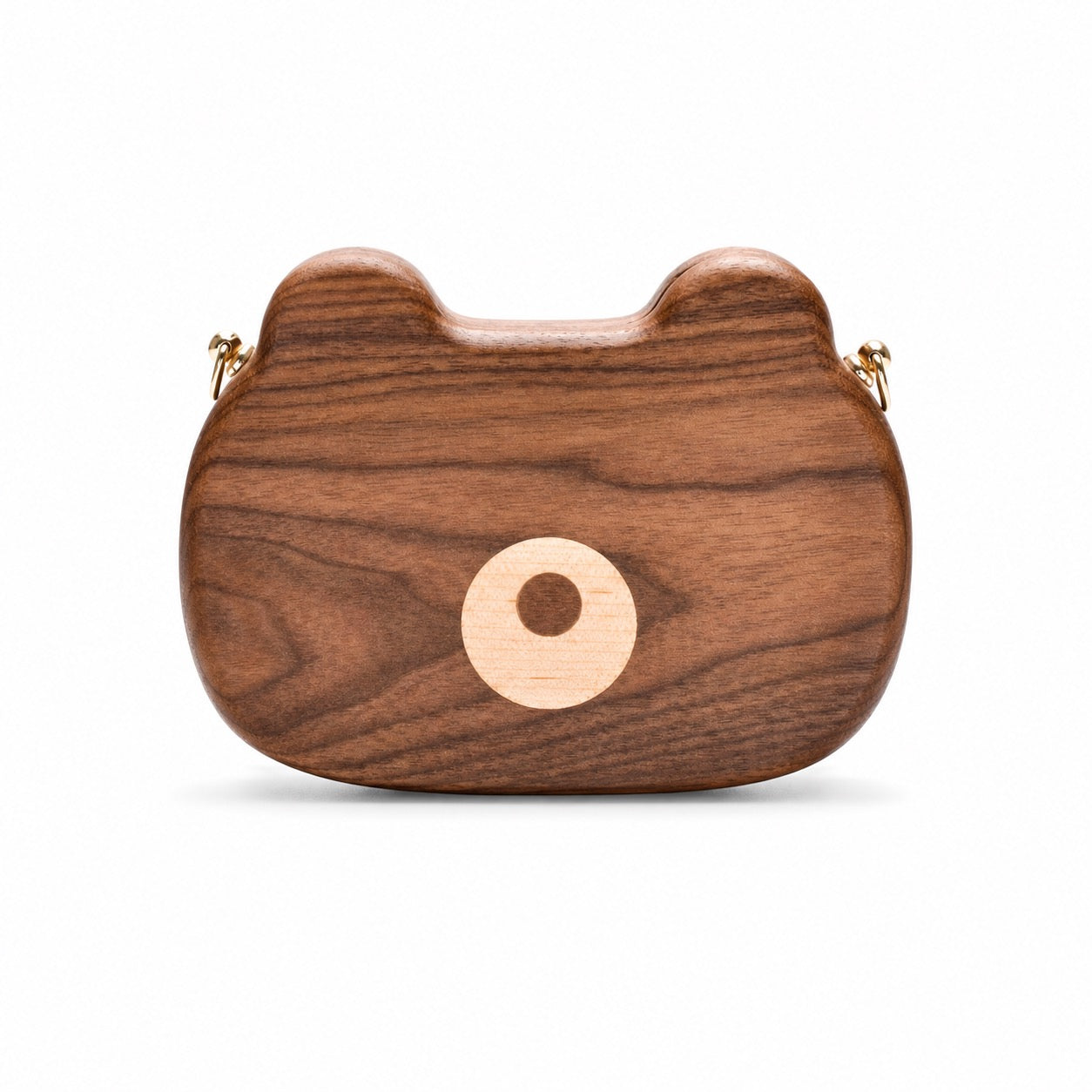 Wooden Artisan Crossbody Bag