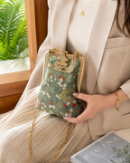 Empress Flora Embroidered Handbag