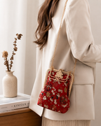 Empress Flora Embroidered Handbag