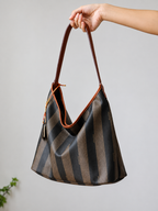 Veloura Heritage Stripe Tote Set