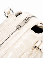 Aurielle Ivory Bow Mini Satchel