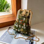 Empress Flora Embroidered Handbag