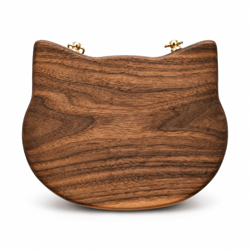 Wooden Artisan Crossbody Bag