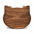 Wooden Artisan Crossbody Bag