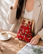 Empress Flora Embroidered Handbag