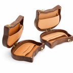 Wooden Artisan Crossbody Bag