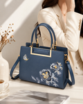 Aurielle Bloom Embroidered Satchel Bag