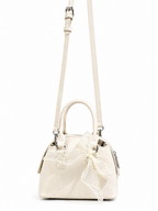Aurielle Ivory Bow Mini Satchel