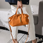 Aurielle Verona Genuine Leather Satchel